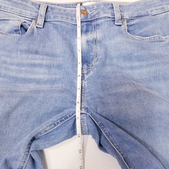 Paige Verdugo Crop Jeans Sunray Destructed Shaggy Let Size 28 - Picture 5 of 8